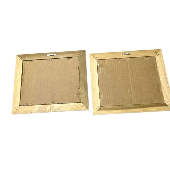 Butterfly & Honey Bee Artwork Picture Framed Decor 12.5" x 10.5" Set of 2 - Picture 6 of 10